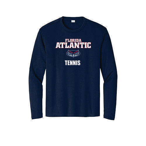 Sports Specific Navy Cotton Long Sleeve T-Shirt (Logo 3)