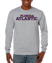 Load image into Gallery viewer, Performance Long Sleeve Florida Atlantic T-Shirt (Logo 5 New)