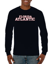 Load image into Gallery viewer, Performance Long Sleeve Florida Atlantic T-Shirt (Logo 5 New)