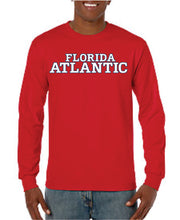 Load image into Gallery viewer, Performance Long Sleeve Florida Atlantic T-Shirt (Logo 5 New)