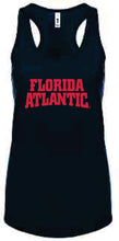 Load image into Gallery viewer, Ladies Racerback Tank Top Florida Atlantic (Logo 5)
