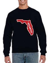 Load image into Gallery viewer, Youth Crew Neck Sweatshirt with printed FAU (Logo 6)
