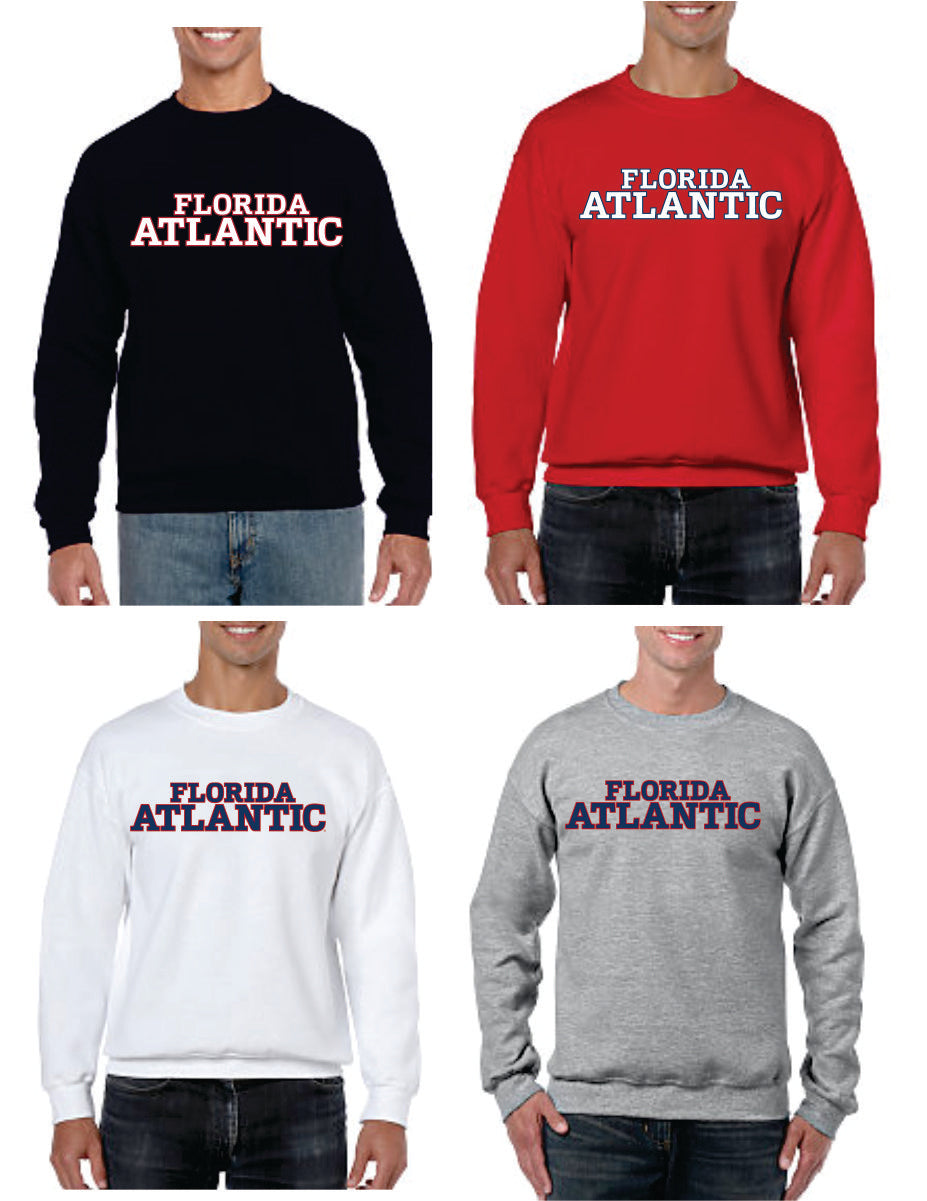 Crew Neck Sweatshirt with printed FAU Logo 5 New