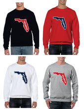 Load image into Gallery viewer, Youth Crew Neck Sweatshirt with printed FAU (Logo 6)
