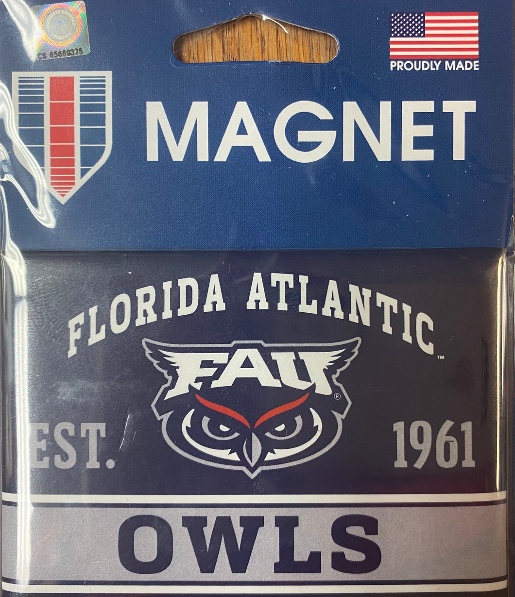 Magnet Florida Atlantic Owls 3.5