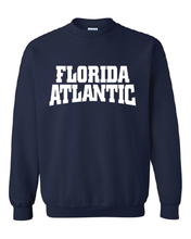 Load image into Gallery viewer, Crew Neck Sweatshirt with printed FAU (Logo 5)
