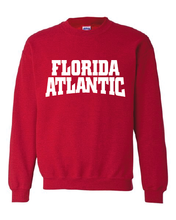 Load image into Gallery viewer, Crew Neck Sweatshirt with printed FAU (Logo 5)

