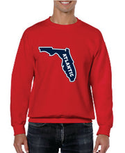 Load image into Gallery viewer, Crew Neck Sweatshirt with printed FAU (Logo 6)
