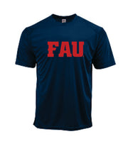 Load image into Gallery viewer, T-Shirt Block Letters Performance FAU (Logo 4)
